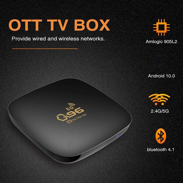 Tv Box Q96 5G 4K ULTRA HD