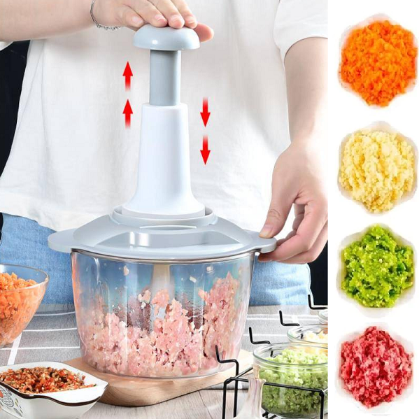 Picador de alimentos manual