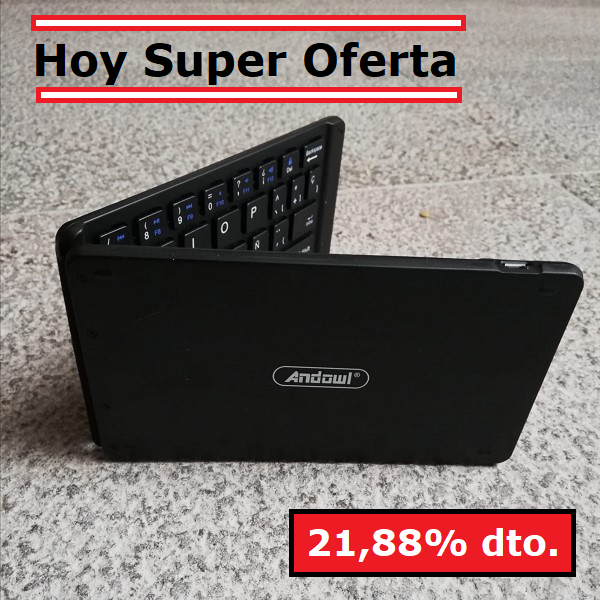 Teclado Inalámbrico Plegable Andowl Q-815