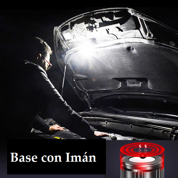 Linterna con imán