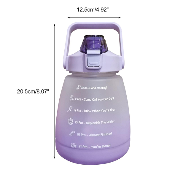 Botella de Agua Motivacional 1lt.