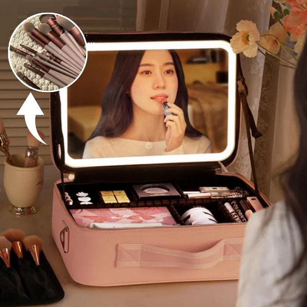 Maletín de Maquillaje con Luz Led