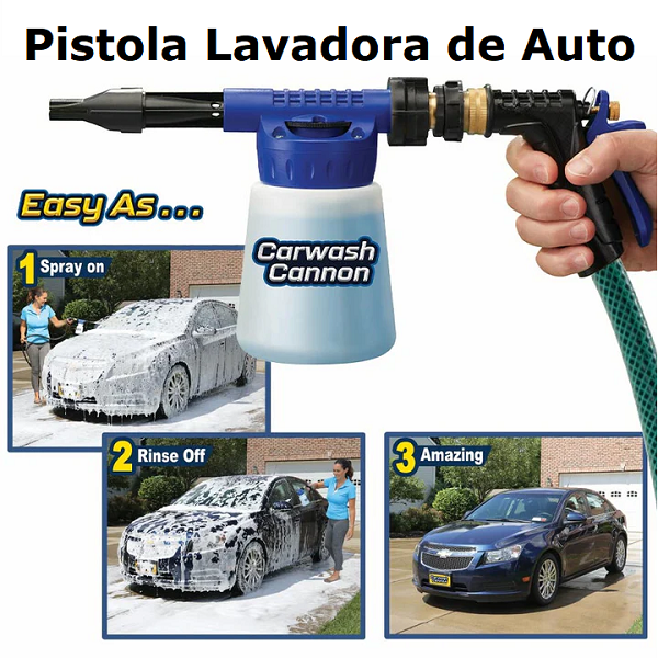 Pistola lavadora de autos
