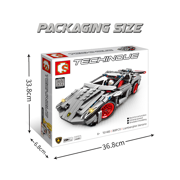 Carro armable 369 bloques