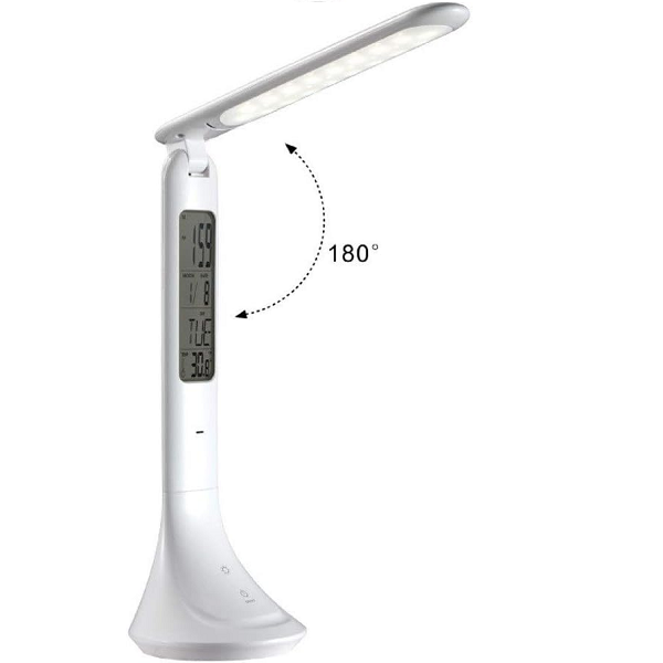 Lámpara con Reloj Despertador