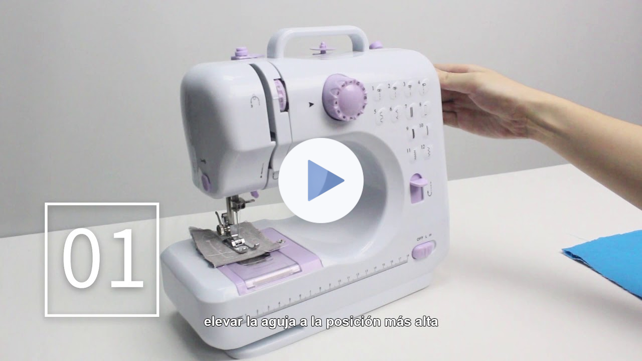 Video tutorial de la máquina de coser doméstica FHSM-505