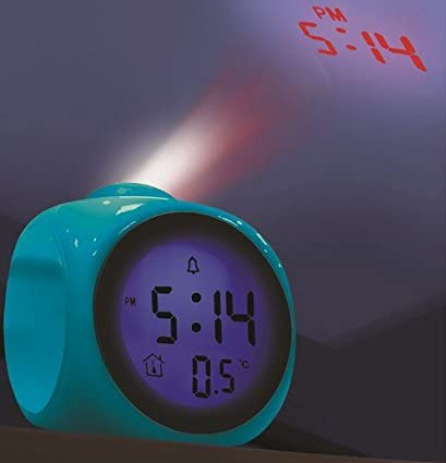 Reloj despertador con proyección
