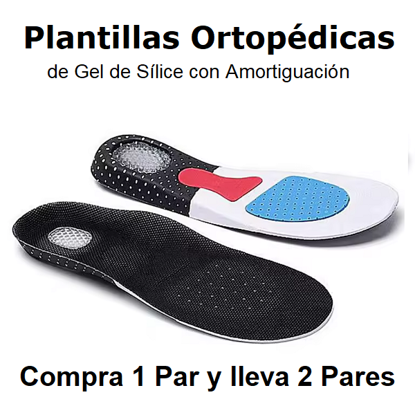 Plantillas Ortopédicas de Gel de Sílice con Amortiguación