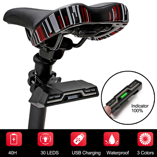 Luz led trasera para bicicleta