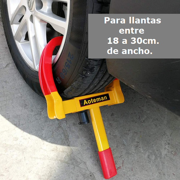 Bloqueador de llantas antirrobo