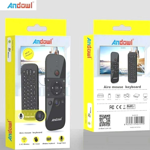 Teclado air mouse