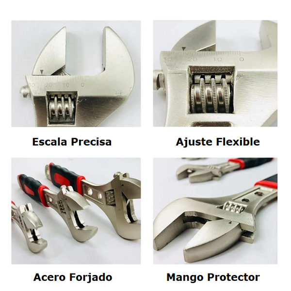 Juego de 3 llaves ajustables