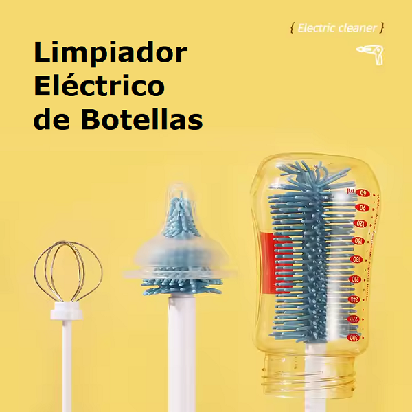 Limpiador Eléctrico de Botellas y Biberones