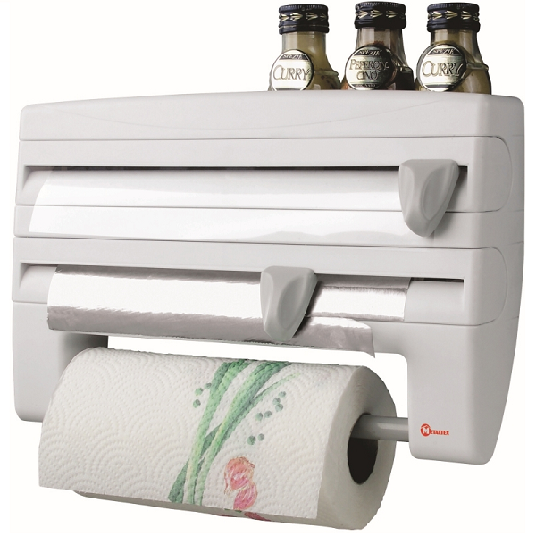 Dispensador de Rollos de Cocina 4 en 1