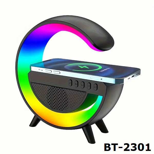 Lámpara G, Parlante y Cargador Inalámbrico