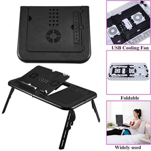 Mesa con ventilador para laptop