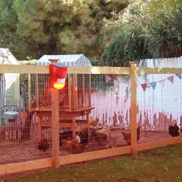 Alarma solar con sirena y luz flash