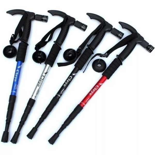 Bastón Telescópico Con Linterna Y Brújula