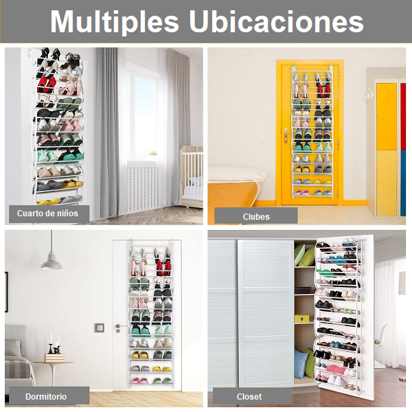 Zapatera Colgante Para Puerta 36 Pares