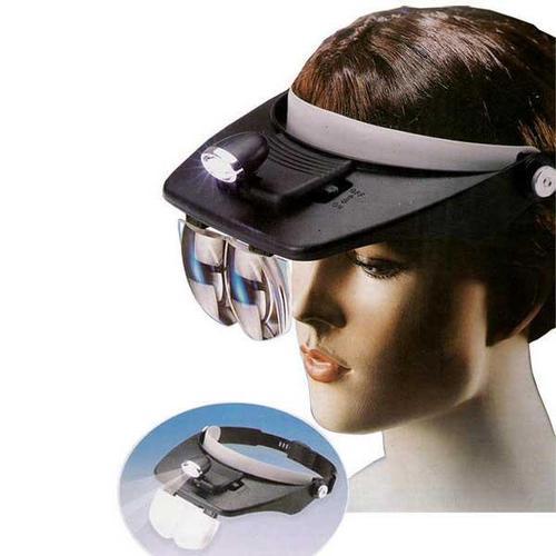 Lupa con sujetador de cabeza