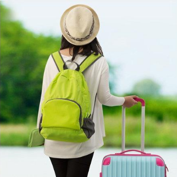 Mochila viajera plegable