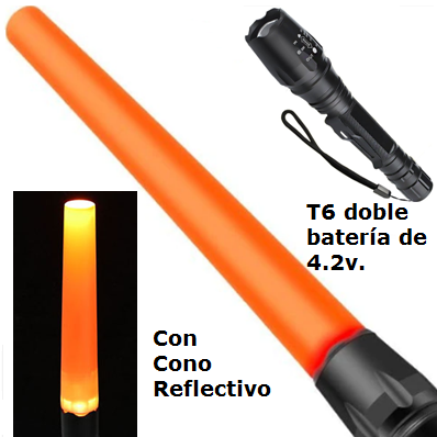 Linterna Ultra poderossa con cono