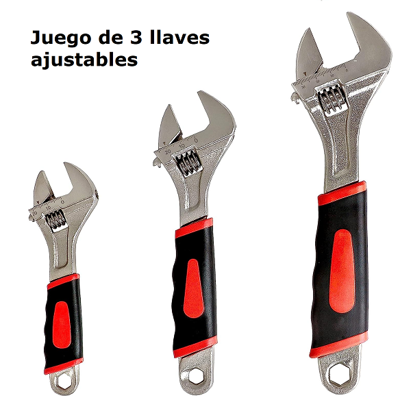 Juego de 3 llavaes ajustables