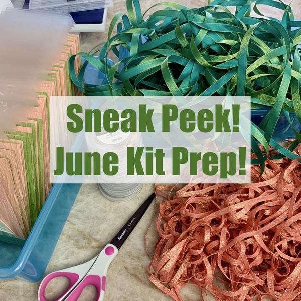 Sneak Peek at June Kit Preparation!