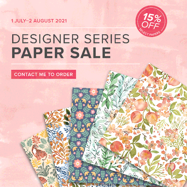 designer paper sale 15% off select series