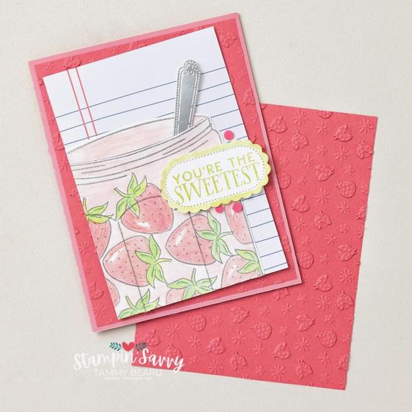 Card Idea featuring the Homemade Sweetness Suite Collection by Stampin' Up!, available at StampinSavvy.com/Shop