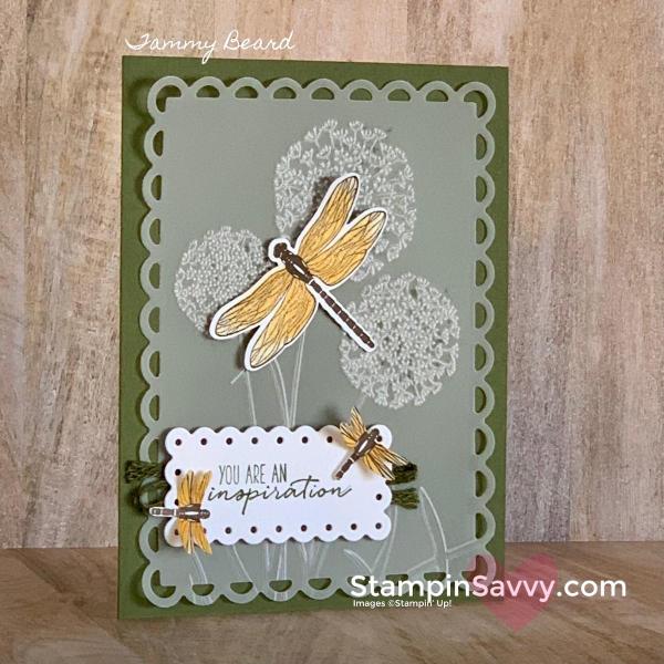 Dragonfly Garden Card Idea