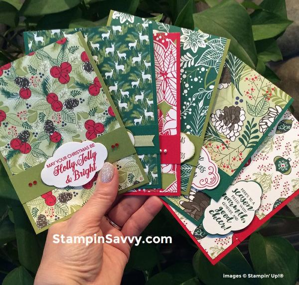 under the mistletoe dsp quick and easy cards