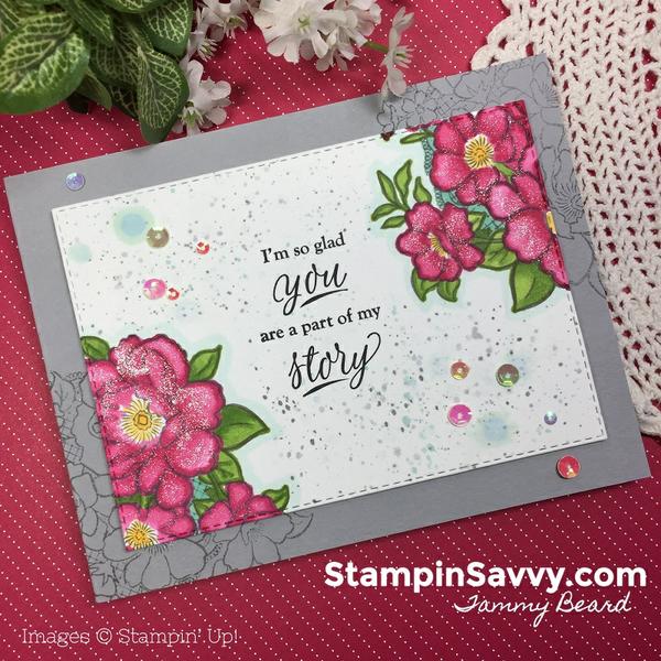 lovely lattice is part of my story card project