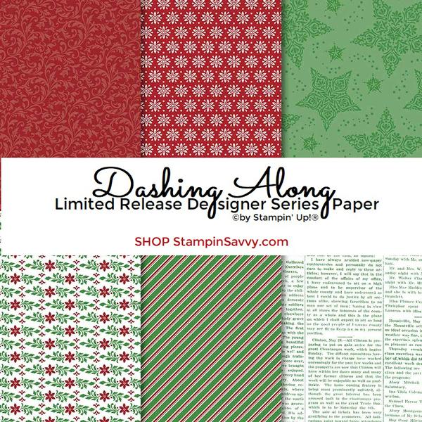 dashing along designer series paper  149903