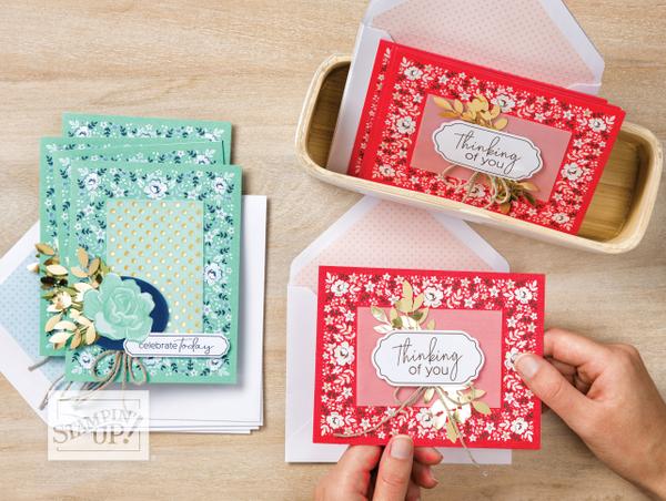 Kerchief Card Kit FREE with $50 order @ StampinSavvy.com/Shop