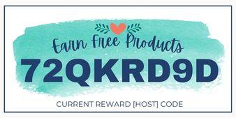 To earn FREE REWARDS, apply 72QKRD9D to the Host Code Box in your shopping cart at StampinSavvy.com/Shop to earn points toward free products!