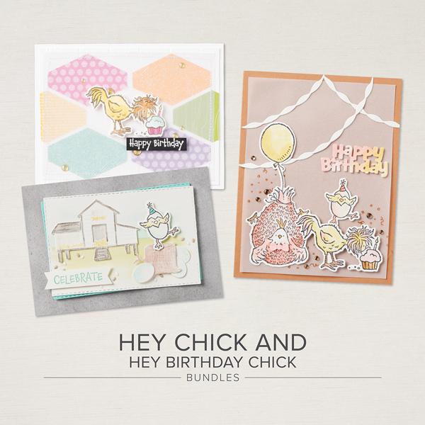 Hey Chick & Hey Birthday Chick Card Ideas