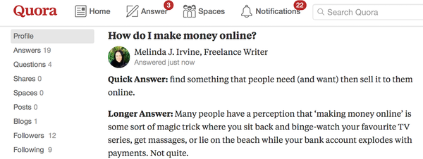 How do I make money online?