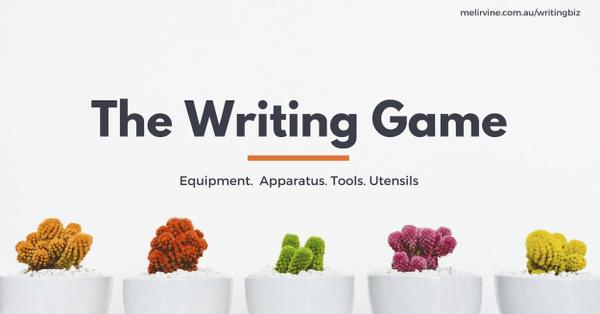 Equipment for setting up a writing business