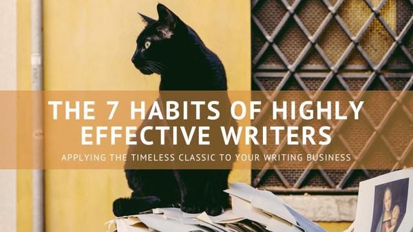 7 habits of successful writers