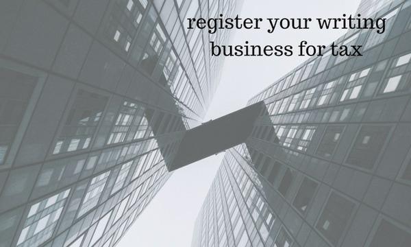 Register your writing business for tax