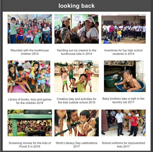 looking back on some of the humanitarian projects