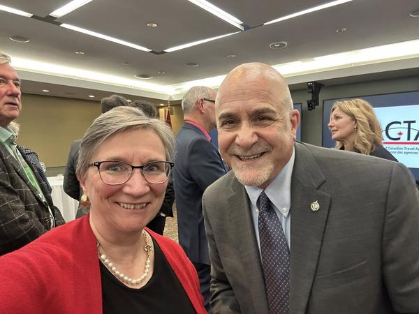 Sheila with MP Tony Baldinelli