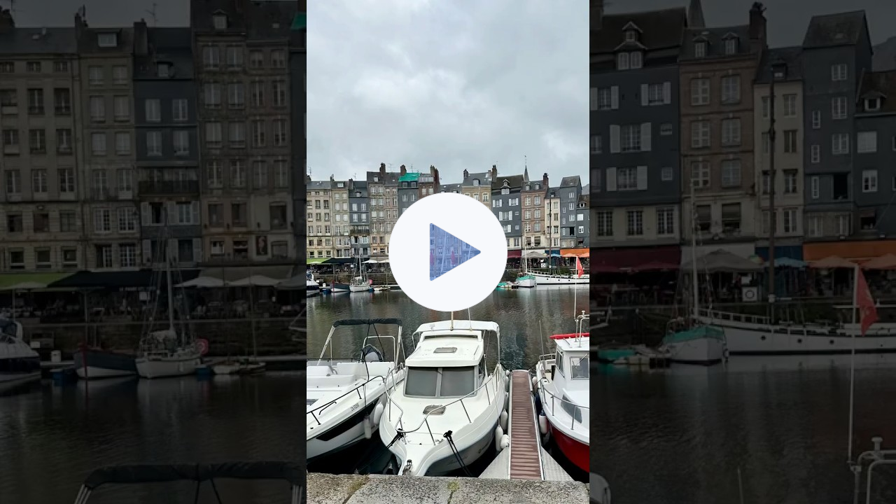 Welcome to Honfleur-a hidden gem on the Normandy coast that's equal parts postcard and pastry. 🎨🥐