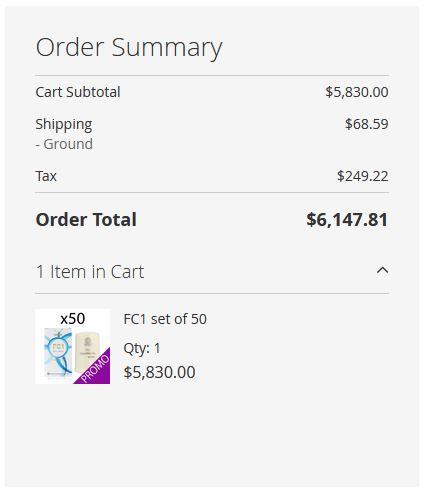 Screenshot Image: FC1 Kangen Water replacement filter bulk order of 50