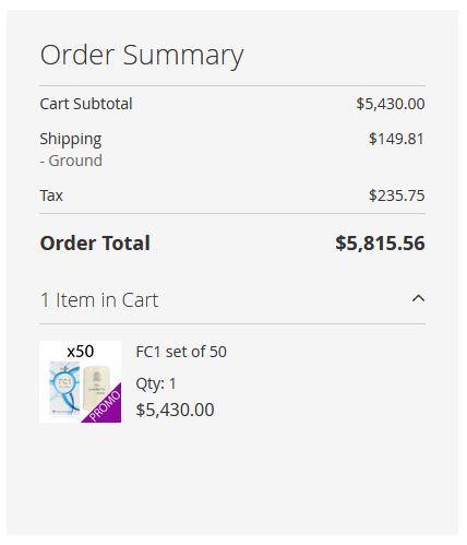 Screenshot Image: FC1 Kangen Water replacement filter bulk order of 50