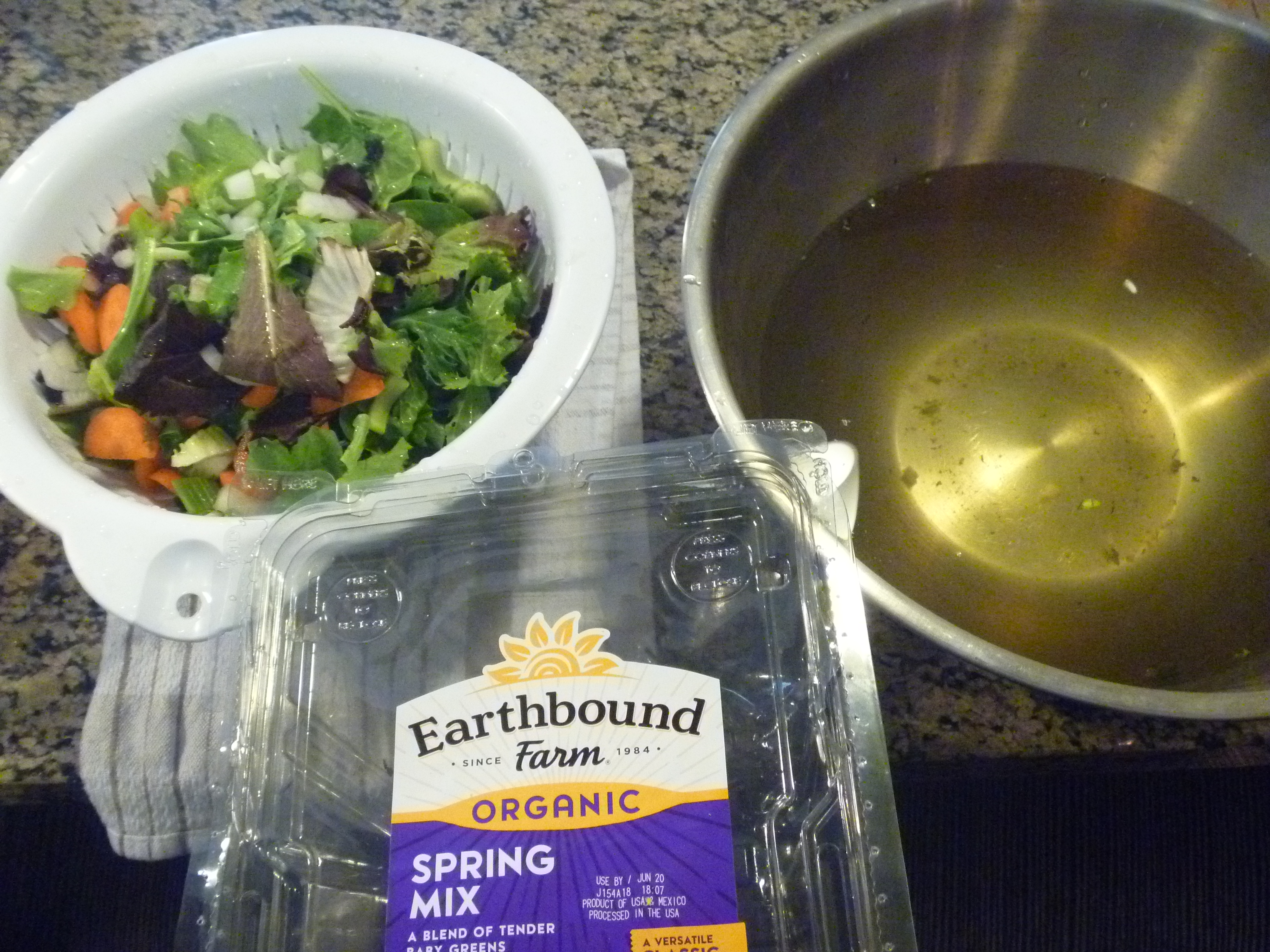 Pesticides washed off "organic" greens with 'Never Quit Water'