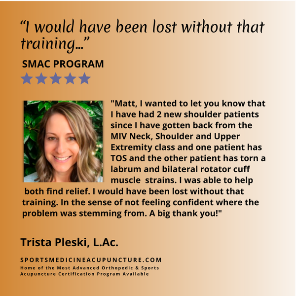 SMAC Program Testimonial