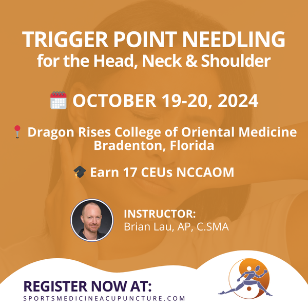 Trigger Point Needling Course Flyer