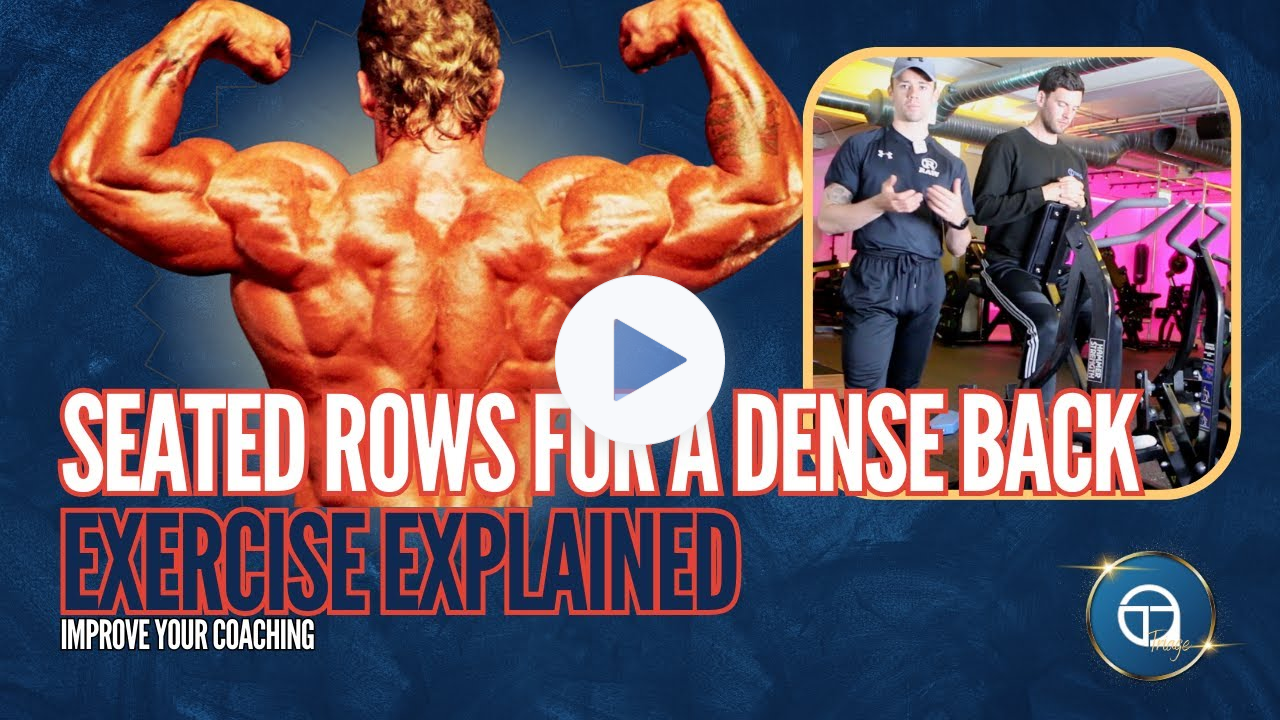 Using The Plate Loaded Seated Row To Build A Big Back
